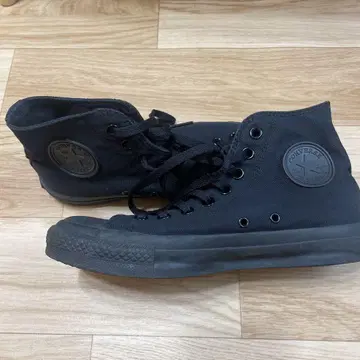CONVERSE ALL STAR 블랙 하이컷 25.5cm