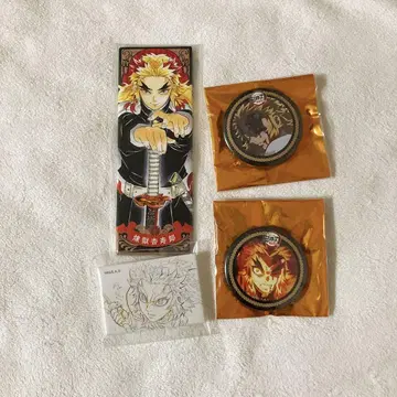 귀멸의 칼날 렌고쿠 쿄쥬로 캔뱃지 세트