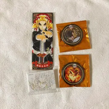 귀멸의 칼날 렌고쿠 쿄쥬로 캔뱃지 세트