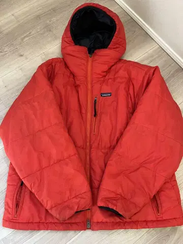 patagonia 더스 파카 팝 오렌지