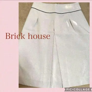 새상품 택 포함 미사용 Brick house 베이지 스커트
