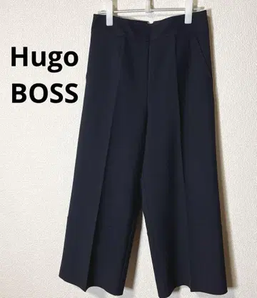 Hugo BOSS 와이드 팬츠 슬랙스 네이비
