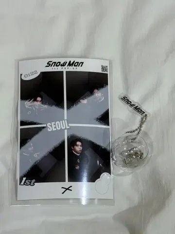 Snow Man 팝업 메구로 렌 스노우볼 즉석 사진