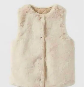 ZARA 퍼 베스트 키즈 164