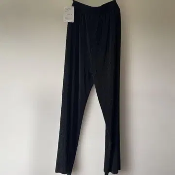블랙 릴랙스 팬츠 M