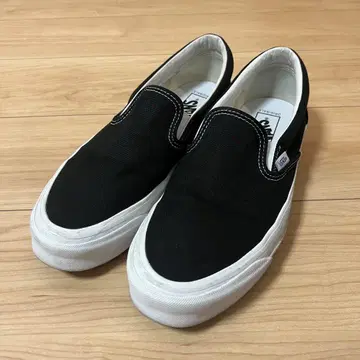 [ 제조 중지 ] VANS VALUT 슬립온 블랙 27.5