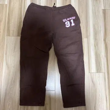 XLARGE 스웨트 팬츠 브라운 91