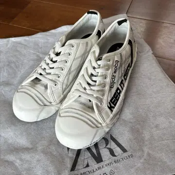 ZARA 스니커즈 화이트 38 24.0cm~24.5cm