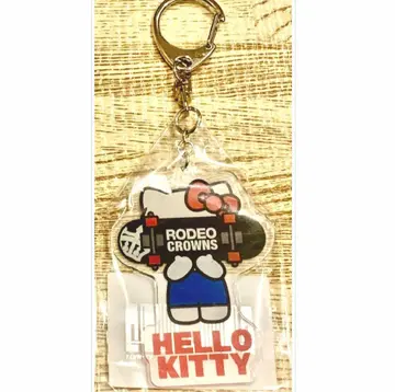미사용 새상품 RODEO CROWNS 헬로키티 아크릴 키링