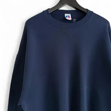 90s 빈티지 RUSSELL 무지 맨투맨 네이비 스테디셀러 M5