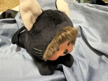 누워있는 몬치치 크로네코 검은 고양이