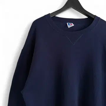 90s 빈티지 USA제 RUSSELL 무지 맨투맨 네이비 M7