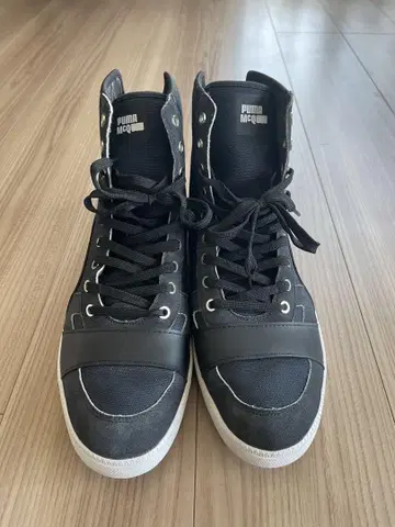 Puma MCQ 블랙 하이컷 스니커즈