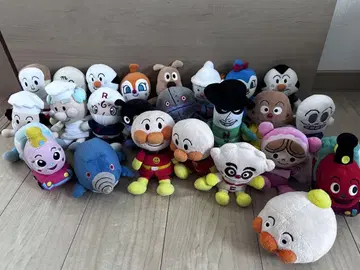 호빵맨 봉제 인형 세트 24개