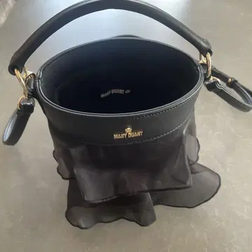 MARY QUANT 블랙 숄더백