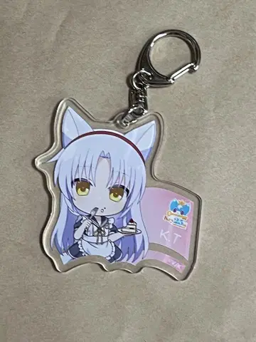 천사(Angel Beats! 타치바나 카나데 아크릴 키링 콜라보 카페
