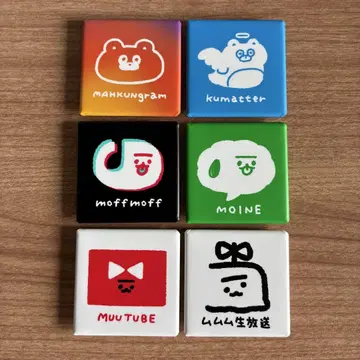 곰 마군 마그넷 6개 세트