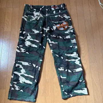 90s 레어 Wu w Wear 카고 팬츠