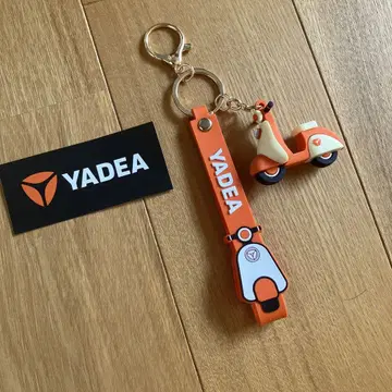 Yadea 스쿠터형 키링 오렌지