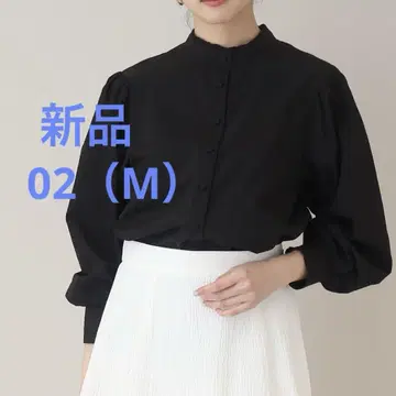 새상품 언타이틀 프릴 넥 디자인 셔츠 02