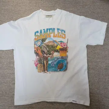 SAMPLES 그래픽 T셔츠 L 화이트