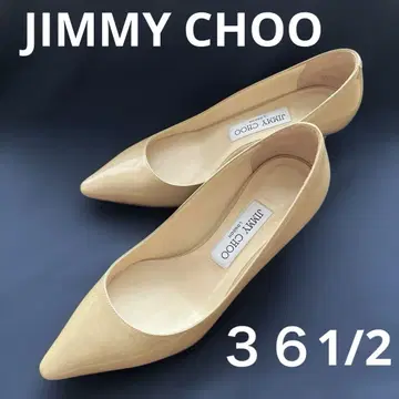 JIMMY CHOO 36.5 베이지 스틸레토 하이힐