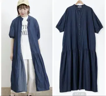 SM2 [접촉 냉감] 패턴 모듬 티어드 원피스