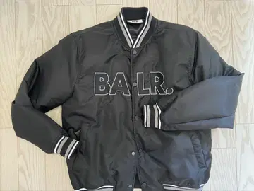 BALR. 블랙 바시티 자켓 S사이즈