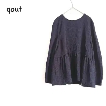 qout 코 플레어 실루엣 풀오버 포근하고 깔끔한 L