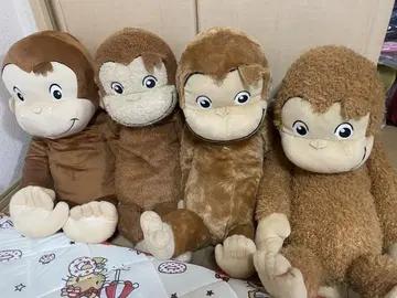호기심 많은 조지 봉제 인형 4개 세트