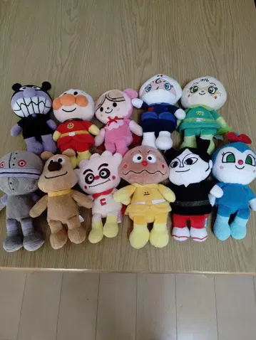호빵맨 봉제 인형 세트