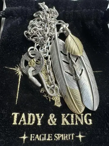 TADY&KING 특대형 페더 목걸이
