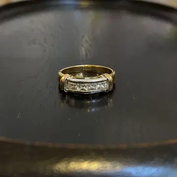 USED 쇼와 레트로 11호 골드 반지 빈티지 앤티크