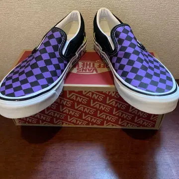VANS 체커 슬립온