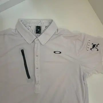 Oakley XL 화이트 피케 셔츠