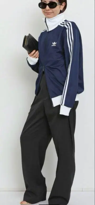 ADIDAS 아디다스 BECKENBAUER JACKET 네이비
