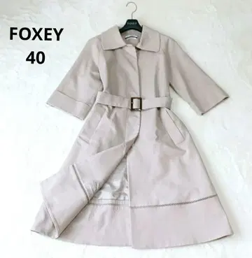 FOXEY 트렌치코트 40 벨트