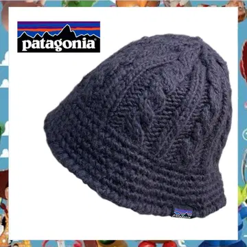 Patagonia 니트 모자 블랙