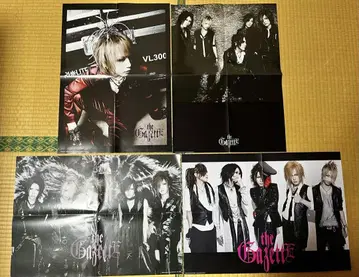 the GazettE 포스터 4장 세트 A2 가제트 루키