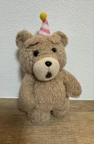 POP MART ted2 파티 햇 포함 곰 봉제 인형