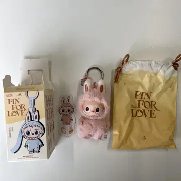 [ G ] LABUBU PIN FOR LOVE 봉제 인형 펜던트