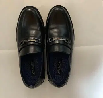 M.calros 접촉 냉감 통기 바닥 비즈니스 슈즈 로퍼 25.5cm