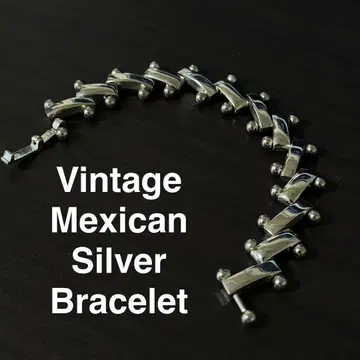 빈티지 Mexican 실버 팔찌 주얼리