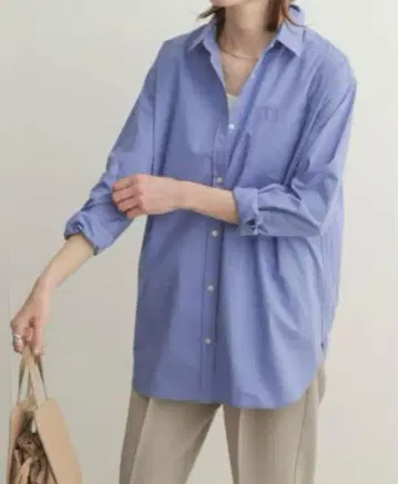 어반 리서치 도어스 코튼 레귤러 카라 오버 셔츠