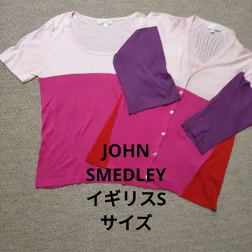 JOHN SMEDLEY 트윈 니트 코튼 니트 앙상블