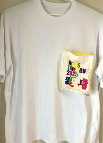 NEWS LIVE TOUR 2025 변신 티셔츠 맛스 사이즈