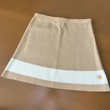 DESCENTE 여성용 골프 스커트 베이지 M