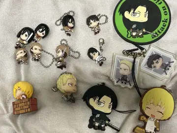 진격의 거인 츠마누데 츠나게테 마스코트 키링 가챠 등