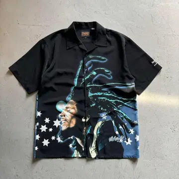 BOB MARLEY 반팔 셔츠 L 레어 양면 밥 말리