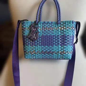 ANNA SUI mini 비닐 블레이드 카고백 토트백